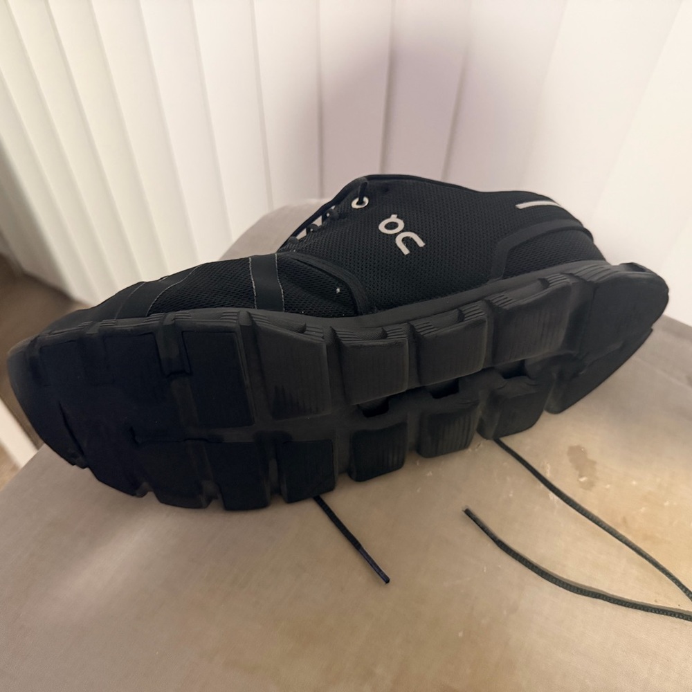 On Men's Black Athletic Sneakers - Picture 4 of 5